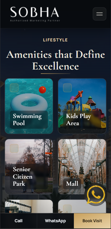 Sobha Hoskote mobile view